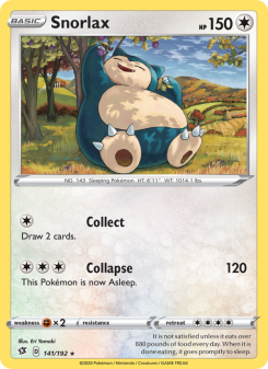 Snorlax - pokemon TCG Card