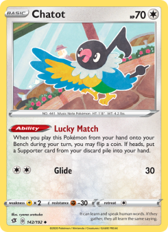 Chatot - pokemon TCG Card