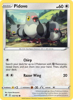 Pidove - pokemon TCG Card