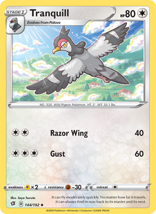 Tranquill - Pokémon TCG Card