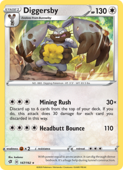 Diggersby - pokemon TCG Card