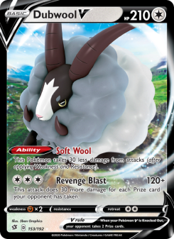 Dubwool V - pokemon TCG Card
