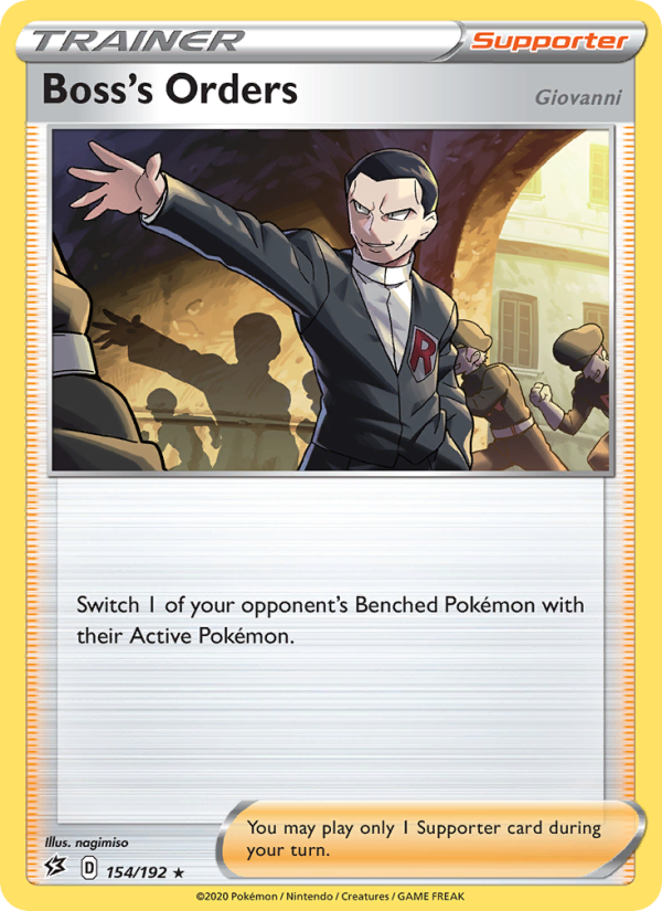 Boss's Orders (Giovanni) - Pokémon TCG Card