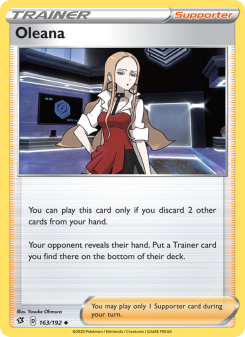 Oleana - pokemon TCG Card