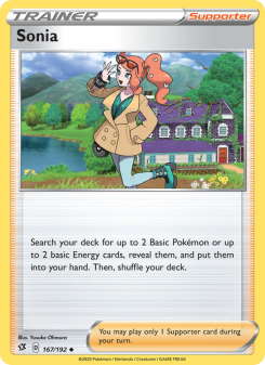 Sonia - pokemon TCG Card