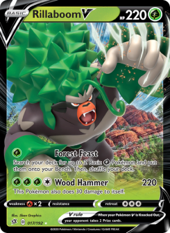Rillaboom V - pokemon TCG Card