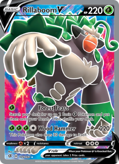 Rillaboom V - pokemon TCG Card