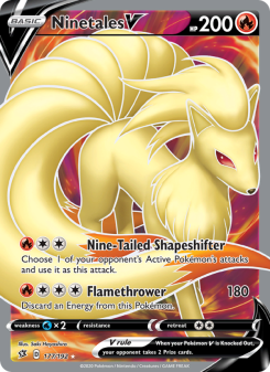 Ninetales V - pokemon TCG Card