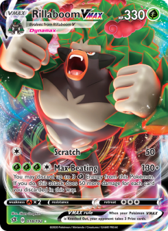 Rillaboom VMAX - pokemon TCG Card