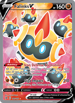 Falinks V - pokemon TCG Card