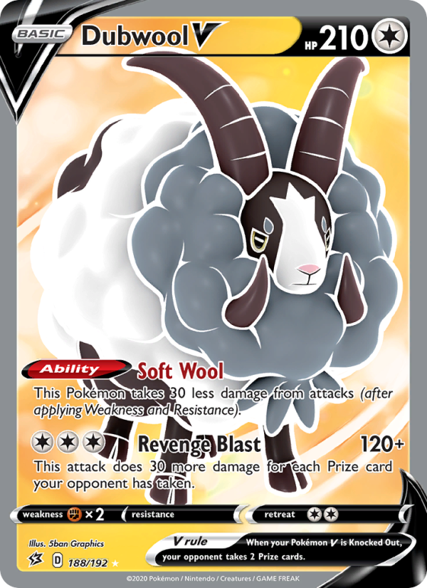 Dubwool V - Pokémon TCG Card