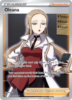 Oleana - pokemon TCG Card