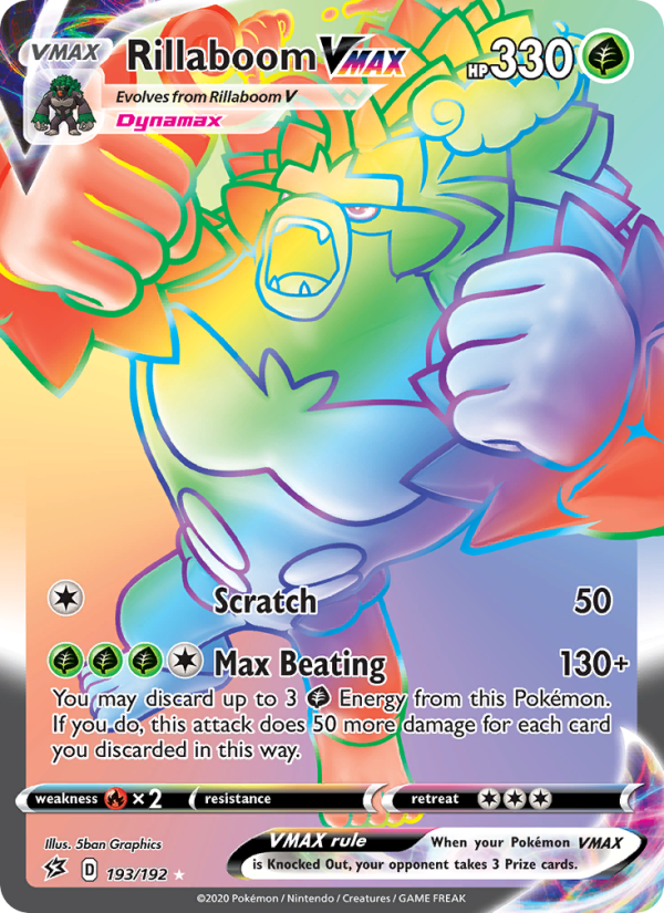 Rillaboom VMAX - Pokémon TCG Card