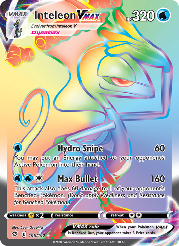 Inteleon VMAX - Pokémon TCG Card