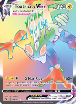 Toxtricity VMAX - pokemon TCG Card