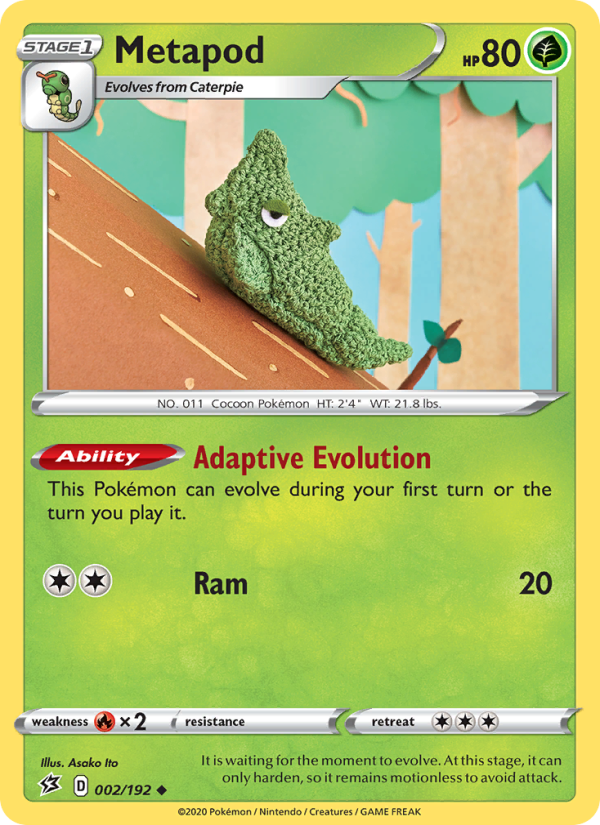 Metapod - Pokémon TCG Card