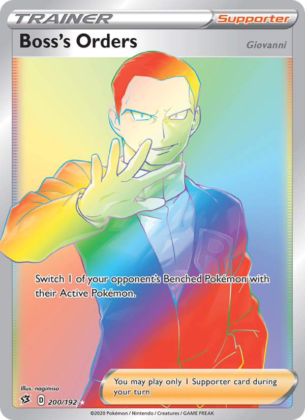 Boss's Orders (Giovanni) - Pokémon TCG Card