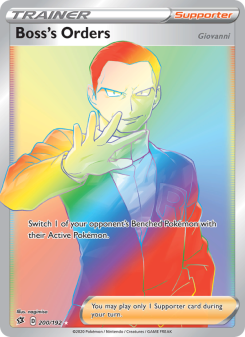 Boss's Orders (Giovanni) - pokemon TCG Card