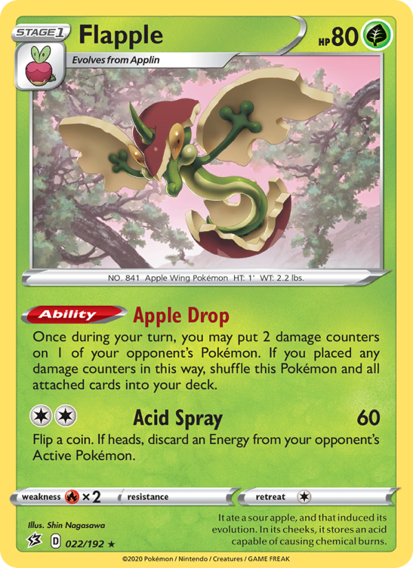 Flapple - Pokémon TCG Card