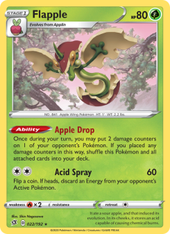 Flapple - pokemon TCG Card