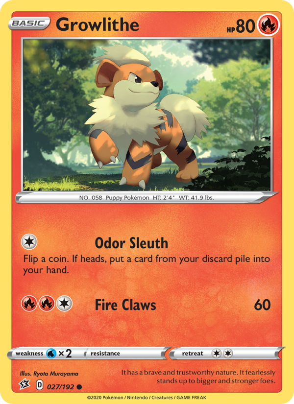 Growlithe - Pokémon TCG Card