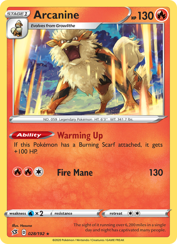 Arcanine - Pokémon TCG Card