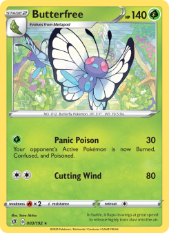 Butterfree - pokemon TCG Card