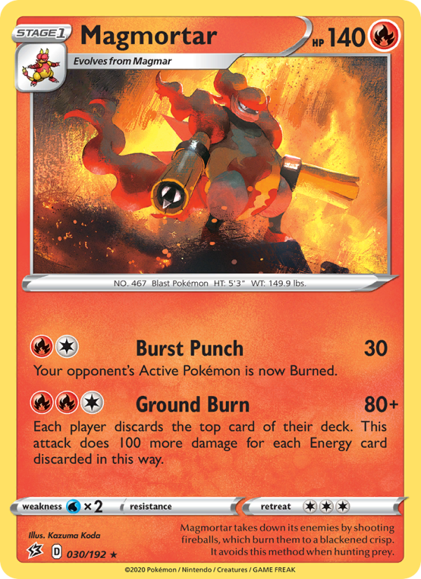 Magmortar - Pokémon TCG Card
