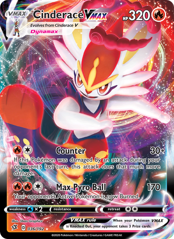 Cinderace VMAX - Pokémon TCG Card