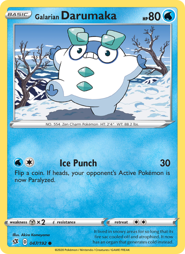 Galarian Darumaka - Pokémon TCG Card
