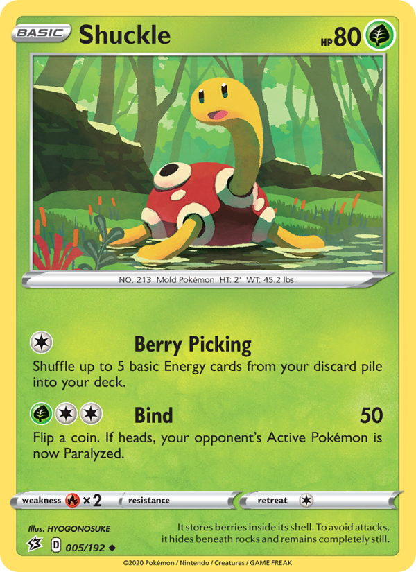 Shuckle - Pokémon TCG Card