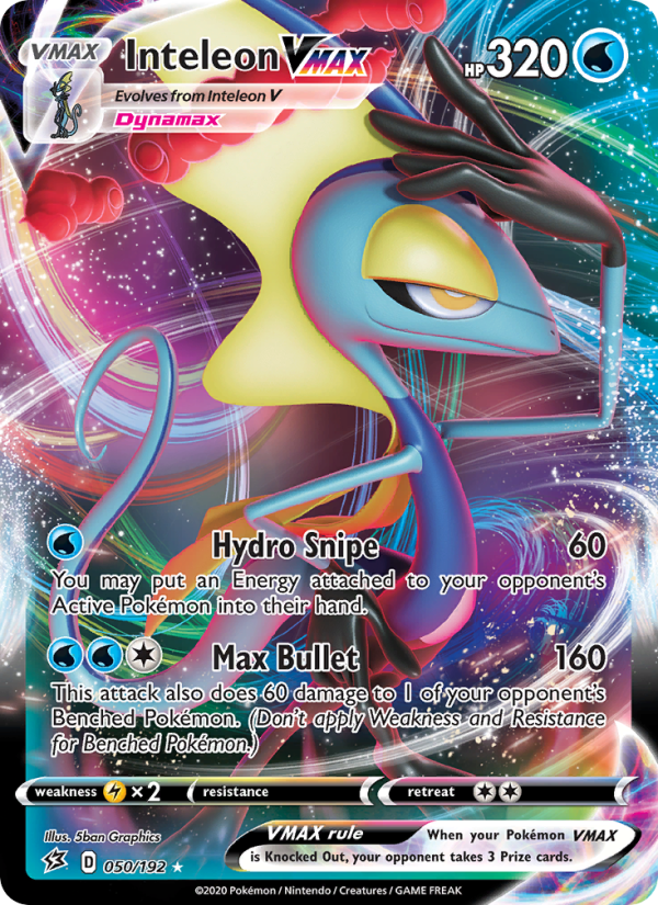 Inteleon VMAX - Pokémon TCG Card