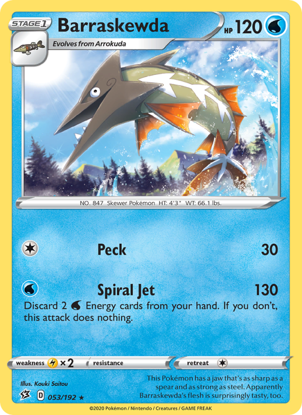 Barraskewda - Pokémon TCG Card
