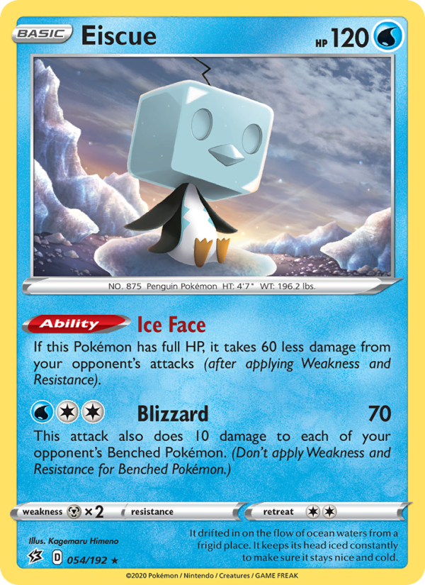 Eiscue - Pokémon TCG Card