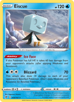 Eiscue - pokemon TCG Card