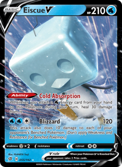 Eiscue V - pokemon TCG Card