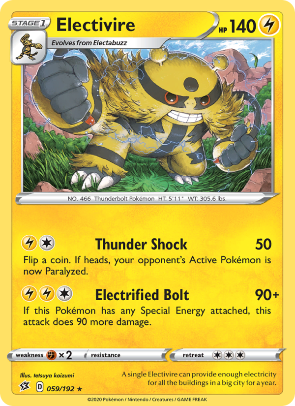 Electivire - Pokémon TCG Card