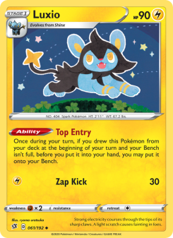 Luxio - pokemon TCG Card