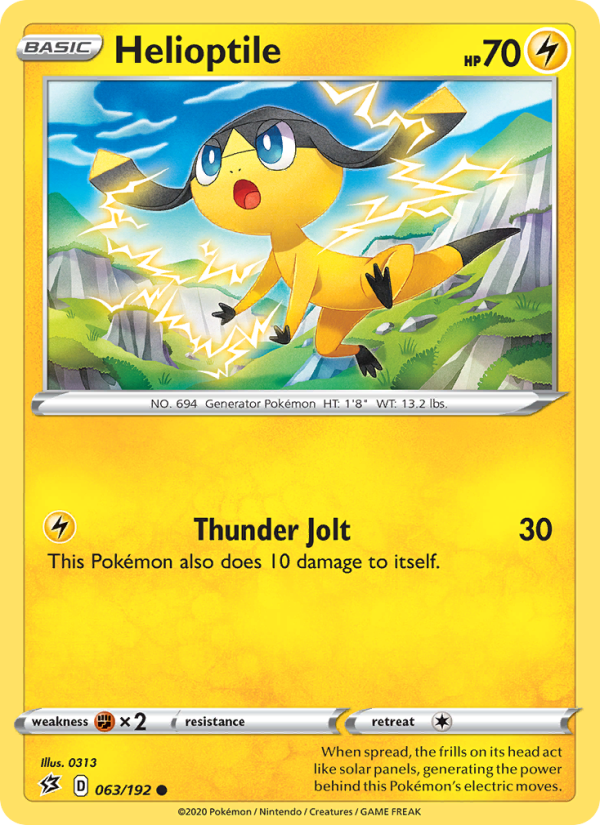 Helioptile - Pokémon TCG Card