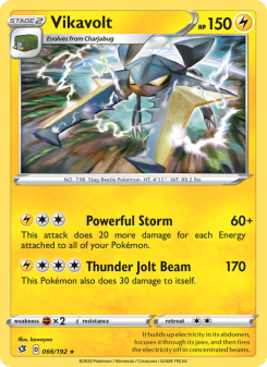 Vikavolt - pokemon TCG Card