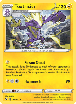 Toxtricity - pokemon TCG Card