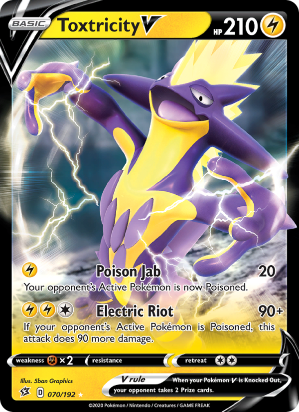 Toxtricity V - Pokémon TCG Card