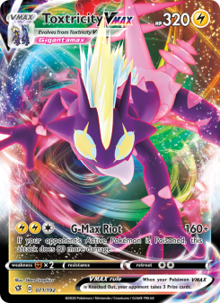 Toxtricity VMAX - pokemon TCG Card