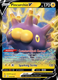 Pincurchin V - pokemon TCG Card