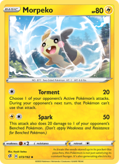 Morpeko - pokemon TCG Card