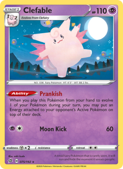 Clefable - pokemon TCG Card