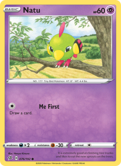 Natu - pokemon TCG Card