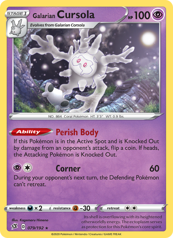 Galarian Cursola - Pokémon TCG Card