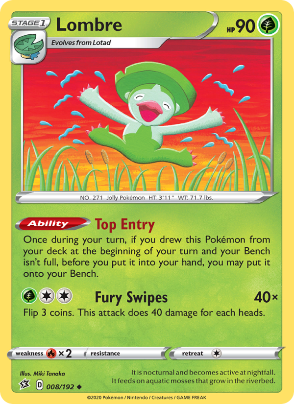 Lombre - Pokémon TCG Card
