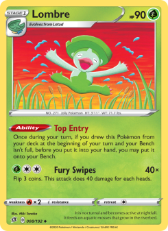 Lombre - pokemon TCG Card